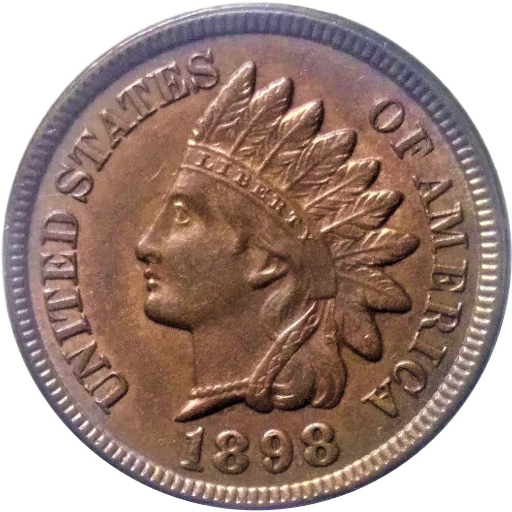 1898-Toned-Indian-Head-Cent
